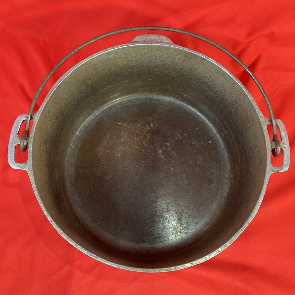 Vtg Wagner Ware 249A No. 9A Drip Drop Round Roaster w/ Lid & Trivet / 9 / 249